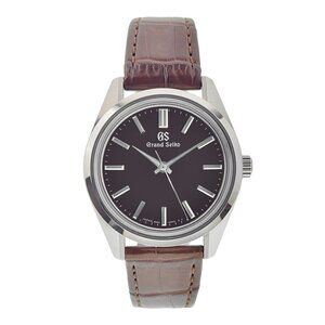 Grand Seiko Heritage Stainless Steel Brown Dial 36.5mm Manual Wind Mens SBGW293G